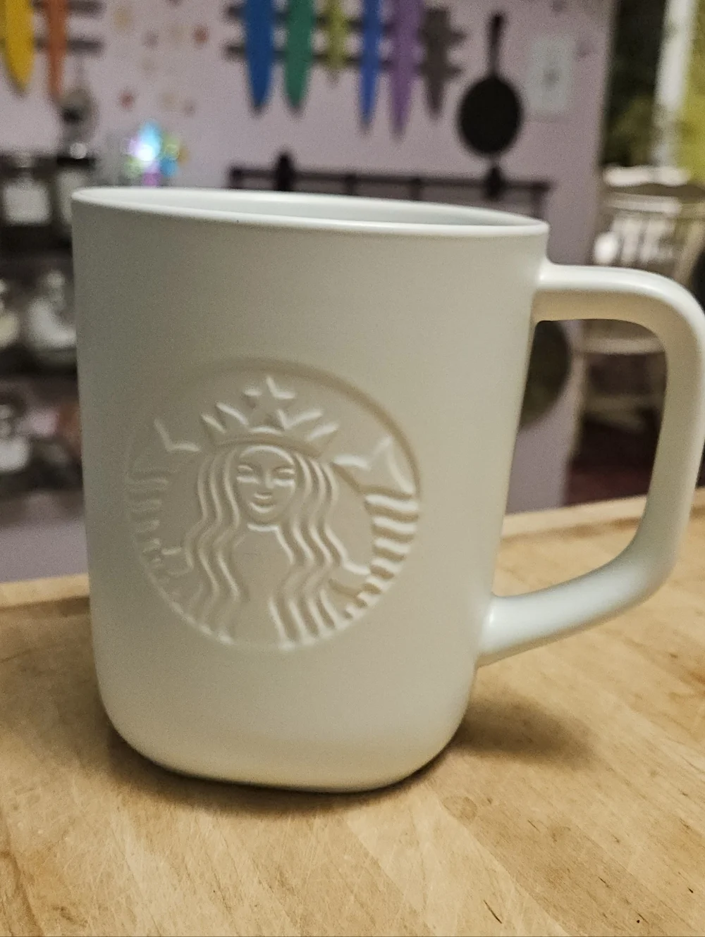 2023 White Siren Mug With Triangle Bottom - Picture 1 of 3